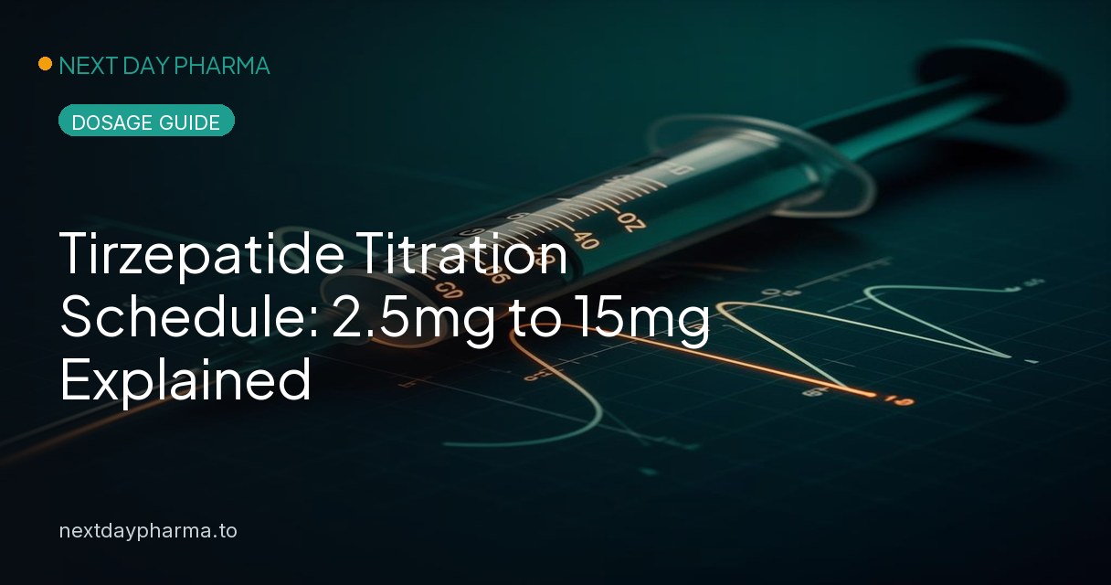 Tirzepatide Titration Schedule UK: 2.5–15mg Plan — Next Day Pharma